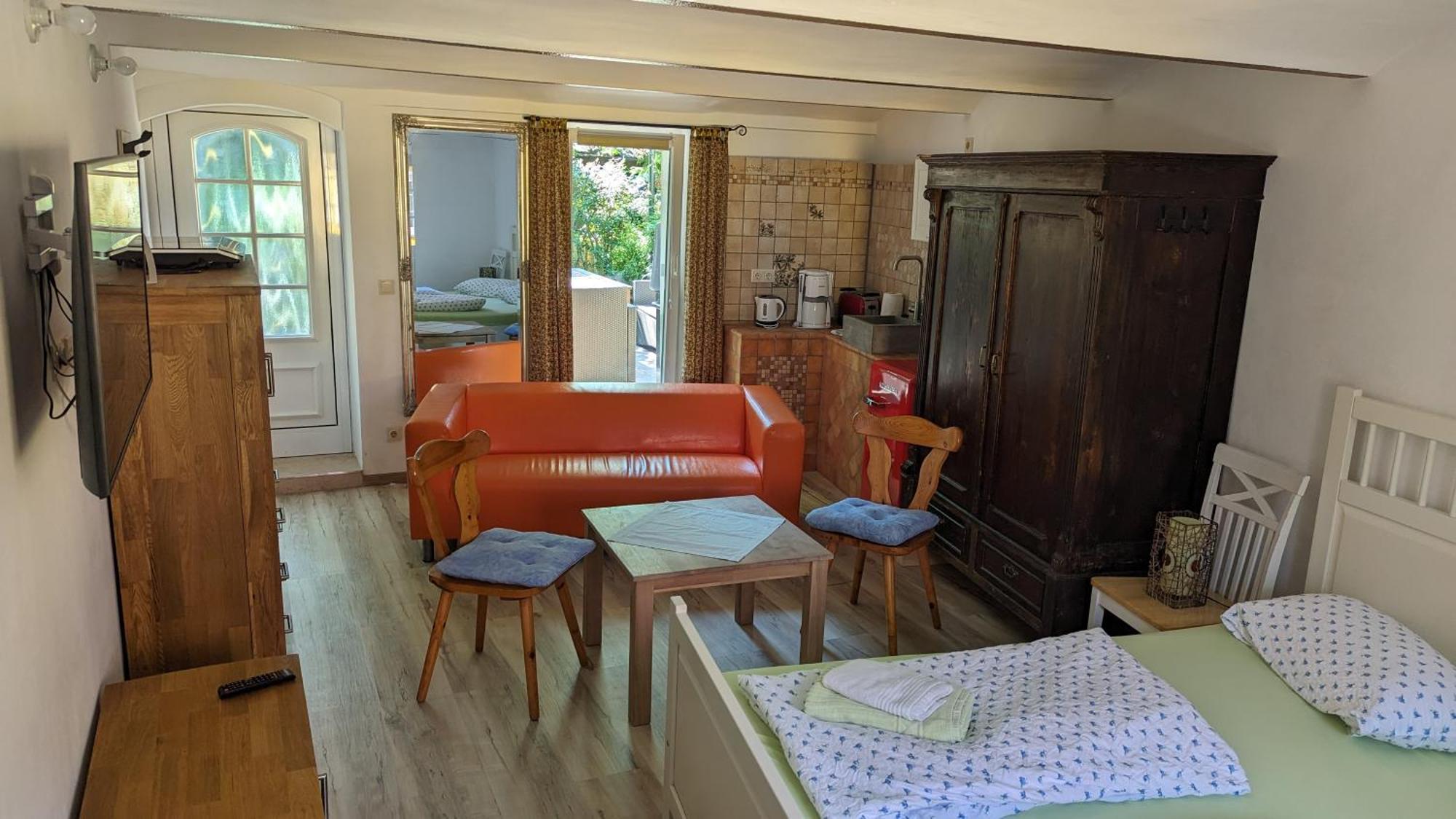 Hotel Fünf Linden Straupitz Zimmer foto